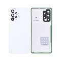 Back Cover Glass With Camera Lens Compatible For Samsung Galaxy A53 (Service Pack) (White)