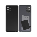 Back Cover Glass With Camera Lens Compatible For Samsung Galaxy A52s (Service Pack) (Awesome Black)