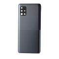 Back Cover Glass With Camera Lens Compatible For Samsung Galaxy A51 (Service Pack) (Black)