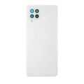 Back Cover Glass With Camera Lens Compatible For Samsung Galaxy A42 (Service Pack) (Multi White)