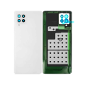 Back Cover Glass With Camera Lens Compatible For Samsung Galaxy A42 (Service Pack) (Multi White)