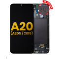 OLED Assembly With Frame Compatible For Samsung Galaxy A20 (A205 / 2019) (U Version) (Refurbished) (All Colors)