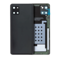 Back Cover Glass With Camera Lens Compatible For Samsung Galaxy Note 10 Lite (Service Pack) (Black)