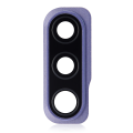 Back Camera Glass Lens And Cover Bezel Compatible For Samsung Galaxy A50S (A507 / 2019) (Prism Crush Violet)