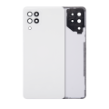 Back cover Glass With Camera Lens Compatible For Samsung Galaxy A22 4G (A225 / 2021) (Aftermarket Plus) (White)