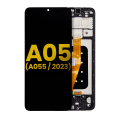 LCD Assembly With Frame Compatible For Samsung Galaxy A05 (A055 / 2023) (Refurbished) (All Colors)