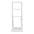Dual Sim Card Tray Compatible For Samsung Galaxy A04S (A047 / 2022) (White)