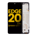 OLED Assembly With Frame Compatible For Motorola Edge 20 Lite (XT2139-1 / 2021) (Refurbished) (All Colors)