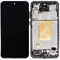OLED Assembly With Frame Compatible For Samsung Galaxy A35 5G (A356 / 2024) (Refurbished) (Navy)