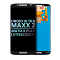 LCD Assembly Without Frame Compatible ForMotorola Moto Droid Ultra Maxx 2 / Moto X Play (XT1562 / 2015) (Black) (Genuine OEM)