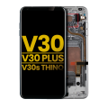 OLED Assembly With Frame Compatible For LG V30 / V30 Plus / V30S ThinQ (Refurbished) (Cloud Silver) 