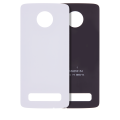 Back cover Glass Compatible For Motorola Moto Z4 (XT1980-3 / XT1980-4 / 2019) (Genuine OEM) (White)