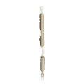 Hard Buttons (Power / Volume) Compatible For Motorola Moto G5 (XT1670 / 2017) (Gold)