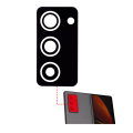 Back Camera Lens (Glass Only) With Adhesive Compatible For Samsung Galaxy Z Fold 2 5G (Mystic Black) (10 Pack)