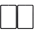 Front Glass Compatible For iPad Mini 6 (2021) / Mini 7 (2024) (Glass Separation Required) (WiFi / Cellular) (Premium) (All Colors)