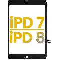 Digitizer Compatible For iPad 7 (2019) / iPad 8 (2020) (Premium) (Black)