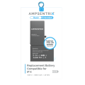 Replacement Battery Compatible For iPhone X (AmpSentrix Basic Extended)