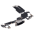 Charging Port Flex Cable Compatible For iPhone 15 (Aftermarket Plus) (Black)