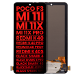 OLED Assembly Without Frame Compatible For Xiaomi Poco F3 / MI 11i  / MI 11X / MI 11X Pro / Redmi K40 / K40 Pro / K40 Pro+ / K40S / Black Shark 4 / Black Shark 4 Pro / Black Shark 4S / Black Shark 4S Pro / Black Shark 5RS (Aftermarket Plus) (All Colors)