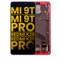 OLED Assembly With Frame Compatible For Xiaomi Mi 9T / 9T Pro / K20 / K20 Pro (Refurbished) (Flame Red)