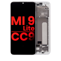 OLED Assembly With Frame Compatible For Xiaomi Mi 9 Lite / CC9 (Aftermarket Plus) (Pearl White)