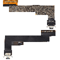 Charging Port Flex Cable Compatible For iPad Air 4 (WiFi Version) (Used OEM Pull: Grade A) (Black)