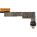 Charging Port Flex Cable Compatible For iPad Air 4 (WiFi Version) (Used OEM Pull: Grade A) (Black)
