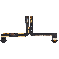 Charging Port Flex Cable Compatible For iPad 7 (2019) / iPad 8 (2020) / iPad 9 (2021) (Used OEM Pull: Grade A) (Black)