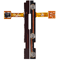 Power / Volume Flex Cable Compatible For Samsung Galaxy Note 10.1" (N8000)