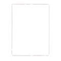 Frame With Adhesive Compatible For iPad 2 (White)