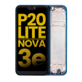 LCD Assembly With Frame Compatible For Huawei P20 Lite / Nova 3e (Refurbished) (Blue)