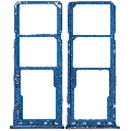 Dual Sim Card Tray Compatible For Samsung Galaxy A20 (A205 / 2019) / A30 (A305 / 2019) / A50 (A505 / 2019) (Blue)