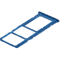 Dual Sim Card Tray Compatible For Samsung Galaxy A20 (A205 / 2019) / A30 (A305 / 2019) / A50 (A505 / 2019) (Blue)