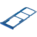 Dual Sim Card Tray Compatible For Samsung Galaxy A20 (A205 / 2019) / A30 (A305 / 2019) / A50 (A505 / 2019) (Blue)