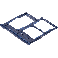Dual Sim Card Tray Compatible For Samsung Galaxy A20E (A202 / 2019) (Blue)