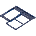 Dual Sim Card Tray Compatible For Samsung Galaxy A20E (A202 / 2019) (Blue)