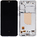 OLED Assembly With Frame Compatible For Samsung Galaxy S23 FE 5G (US & International Version) (Refurbished) (Mint / Cream / Purple / Indigo / Tangerine)