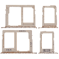 Sim Card Tray Compatible For Samsung Galaxy A6 (A600 / 2018) / A6 Plus (A605 / 2018) (Gold)