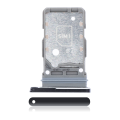 Dual Sim Card Tray Compatible For Samsung Galaxy S21 (Black)