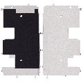 LCD Steel Plate Compatible For iPhone 8