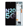 OLED Assembly With Frame Compatible For Samsung Galaxy Note 20 5G (Service Pack) (Mystic Green)