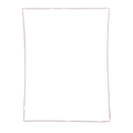 Frame With Adhesive Compatible For iPad 3 / iPad 4 (White)