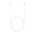 USB Type C To USB Type C (3ft) Cable For Samsung (OEM Pull Grade: New) (White) (50 Pack)