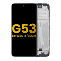 LCD Assembly With Frame Compatible For Motorola Moto G53 (XT2335-3 / 2022) (Refurbished) (All Colors)
