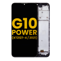 LCD Assembly With Frame Compatible For Motorola Moto G10 Power (XT2127-4 / 2021) (Refurbished) (All Colors)