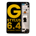 LCD Assembly With Frame Compatible For Motorola Moto G Stylus 6.4" (XT2043 / 2020) (Refurbished) (Mystic Indigo)