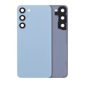 Back Cover Glass With Camera Lens Compatible For Samsung Galaxy S23 Plus 5G (No Logo) (Aftermarket Plus) (Blue)