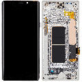 OLED Assembly With Frame Compatible For Samsung Galaxy Note 9 (Refurbished) (Alpine White)