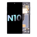 OLED Assembly With Frame Compatible For Samsung Galaxy Note 10 (Service Pack) (Aura Black)