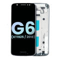 LCD Assembly With Frame Compatible For Motorola Moto G6 (XT1925 / 2018) (Genuine OEM) (Deep Indigo)
